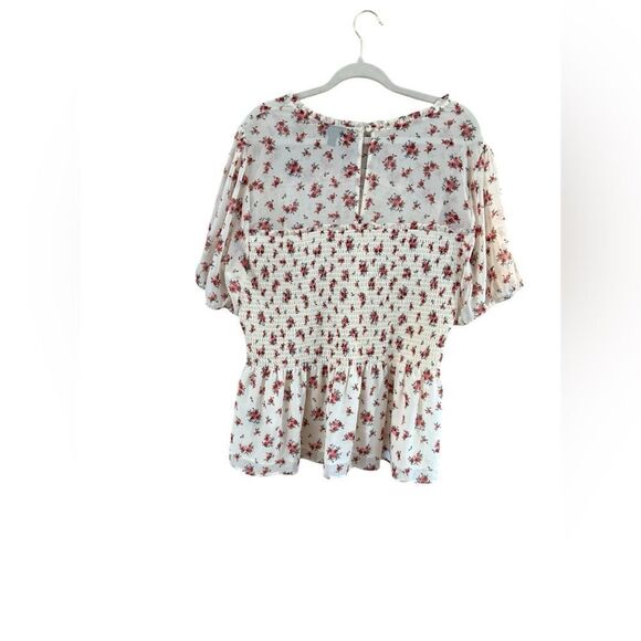 Torrid Size 3X Short Sleeve Yellow Blouse - Picture 9 of 9